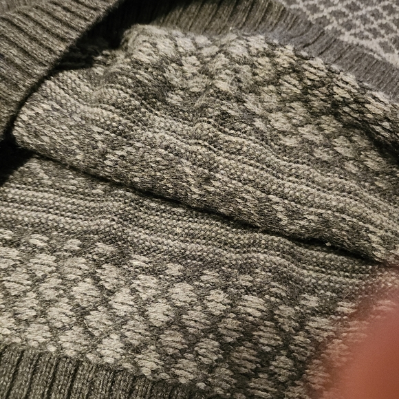 MERONA 70%ACRYLIC/30% WOOL BLEND COWL/BUTTON NECK MENS SWEATER MENS SIZE XXL - Picture 7 of 11